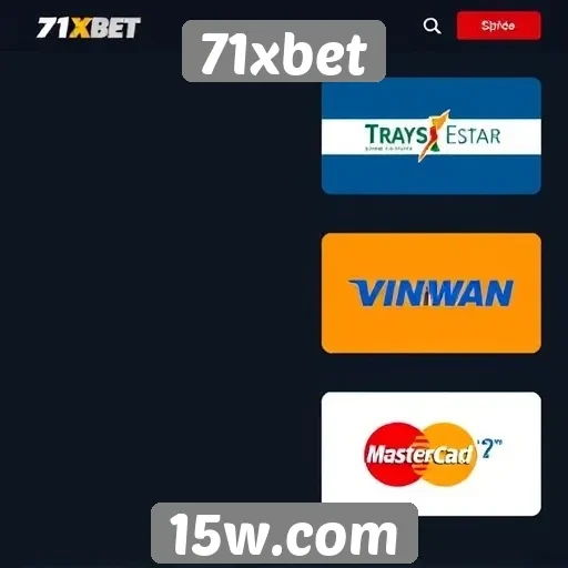 Opções de pagamento disponíveis no 71xbet